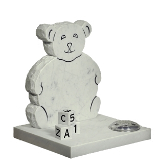 M66 - Teddy memorial with ABC Blocks