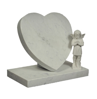 M67 - Heart Tablet with Angel Statue