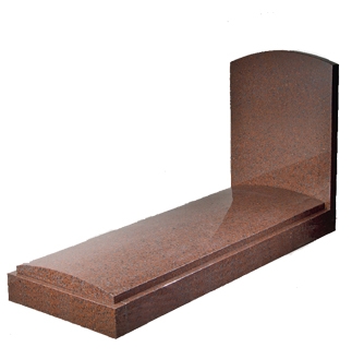 M105 - Half Round Memorial with Kerbs