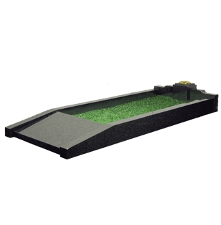 M112 - Kerb Set with Vase and a Sloping Front Tablet