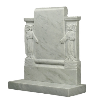 M74 - Scroll with Carved Angels