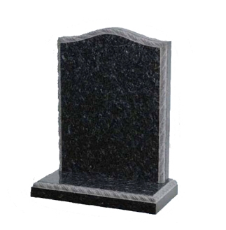 M46 - Ogee memoral with carved Rope Edge